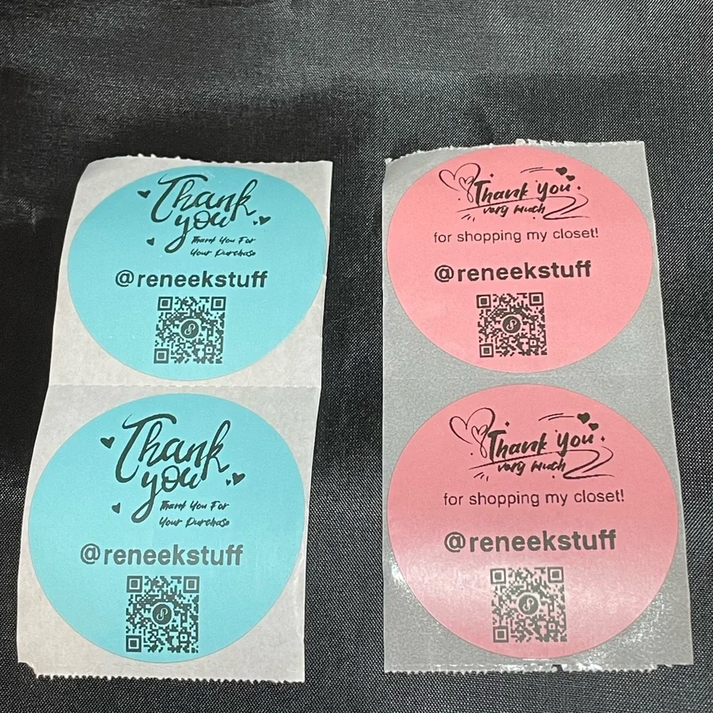 NEW 50 CUSTOM LABELS made to order with your choice of six colors. See photos.